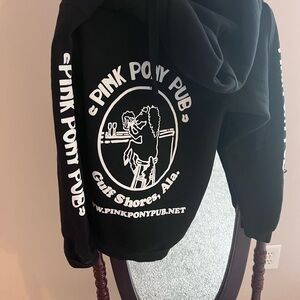 Black Pink Pony Pub Hoodie